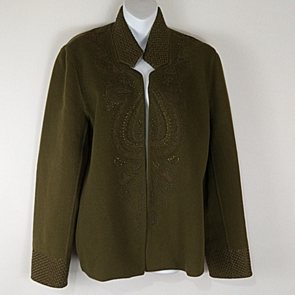 Ellen Tracy | Wool Coat Silk Lined Jacket